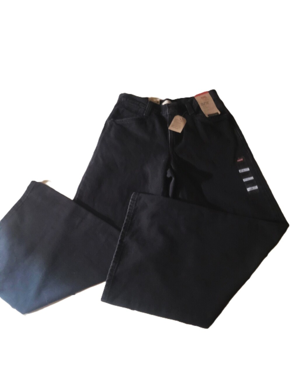 Levi's '94 Baggy Wide Leg Mid Rise Jeans Black NWT - Size 27/31 - Picture 4 of 9